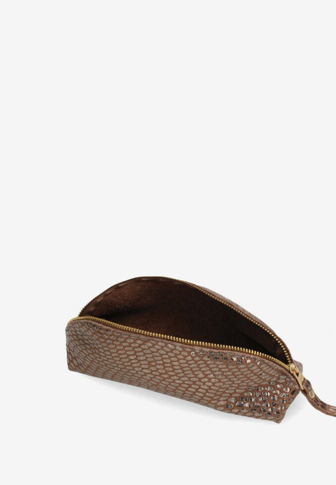 Fred De La Bretoniere Etui Bruin/Goud