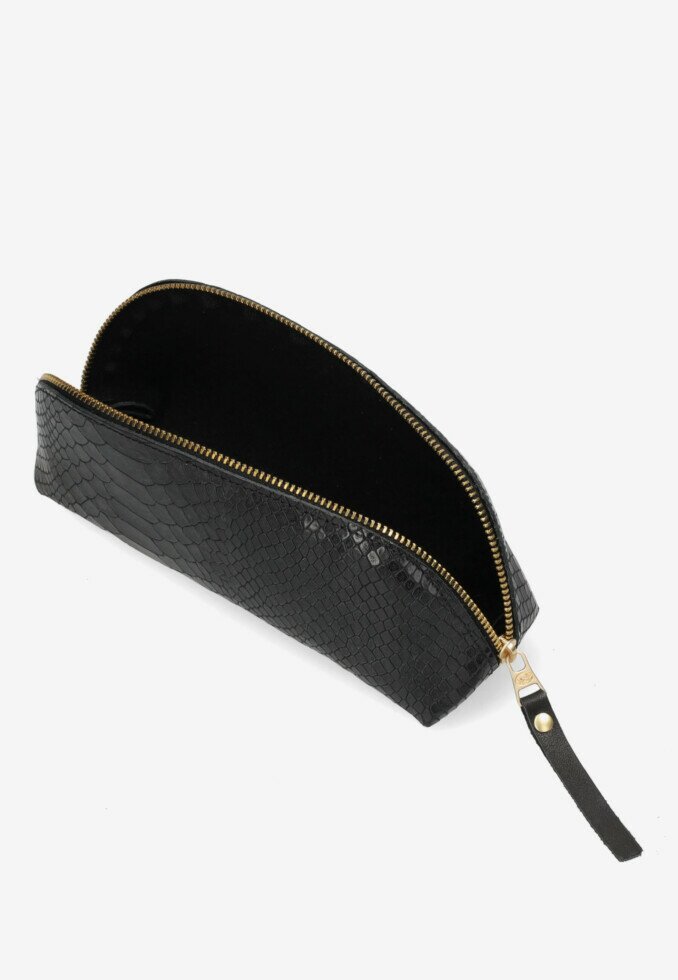 Fred De La Bretoniere Etui Croco Zwart