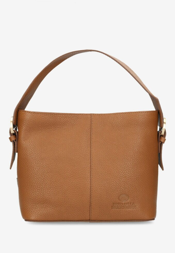 fred de la bretoniere Handbag Bucket Cognac