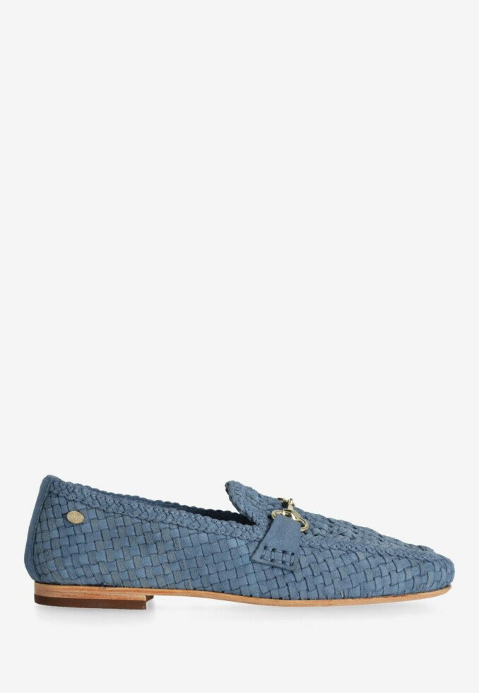 fred de la bretoniere Loafer Jolien Jeans Blauw