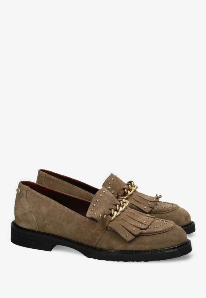 Fred De La Bretoniere Loafer Paris Leya Taupe