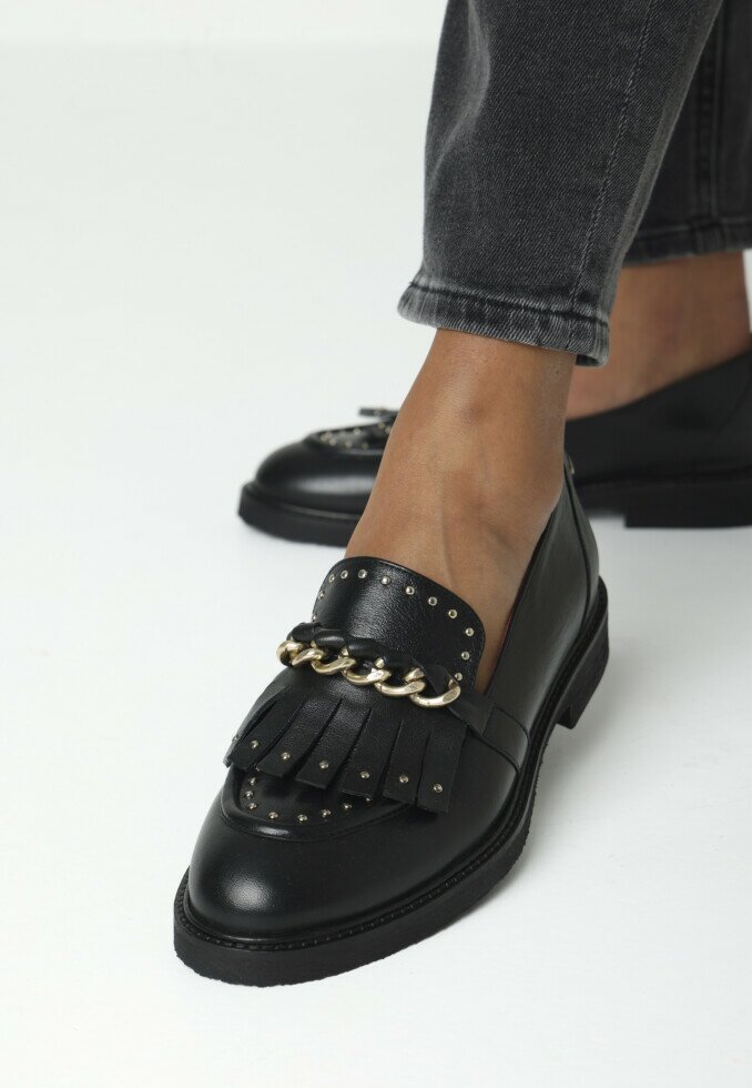 Fred De La Bretoniere Loafer Paris Leya Zwart