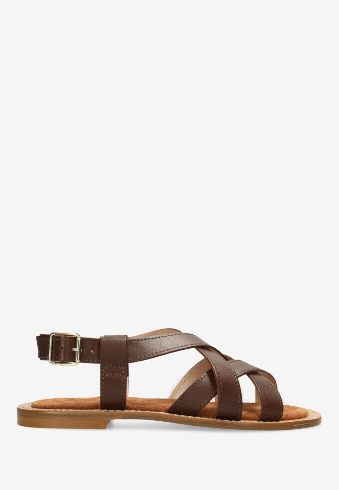 fred de la bretoniere Sandaal Nikkie Donkerbruin
