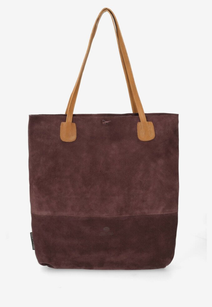 fred de la bretoniere Shopper Burgundy Red