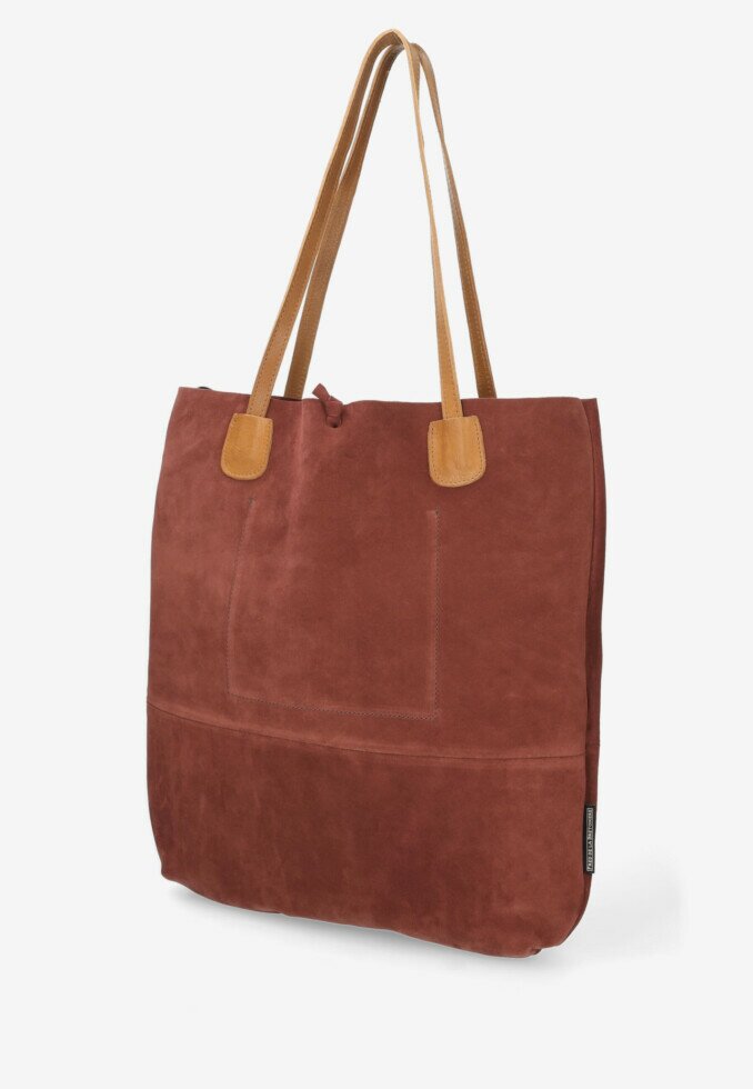 Fred De La Bretoniere Shopper Dark Red