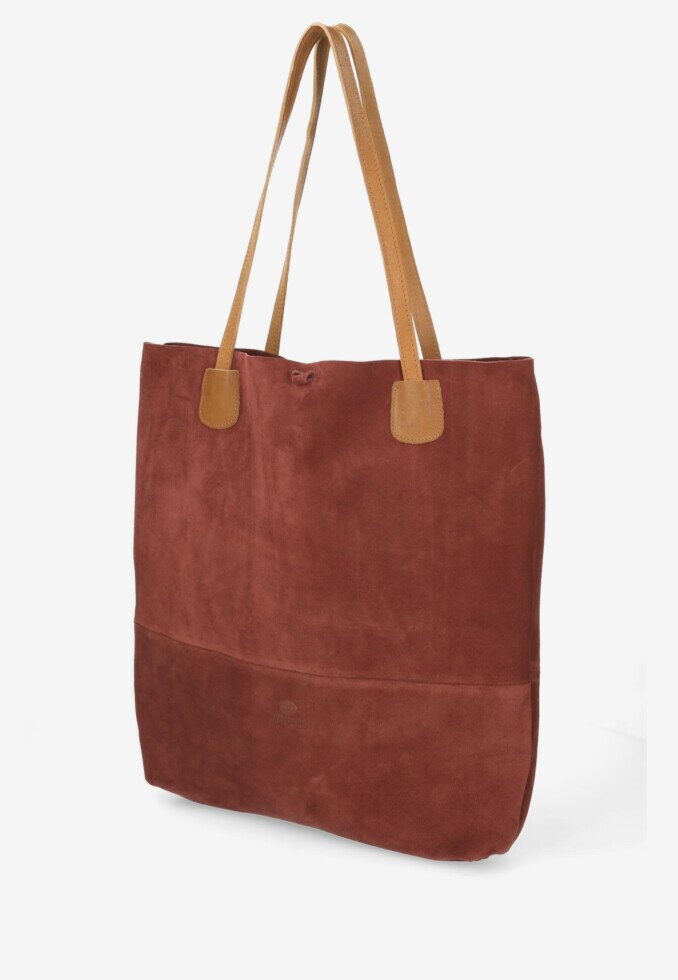 Fred De La Bretoniere Shopper Dark Red