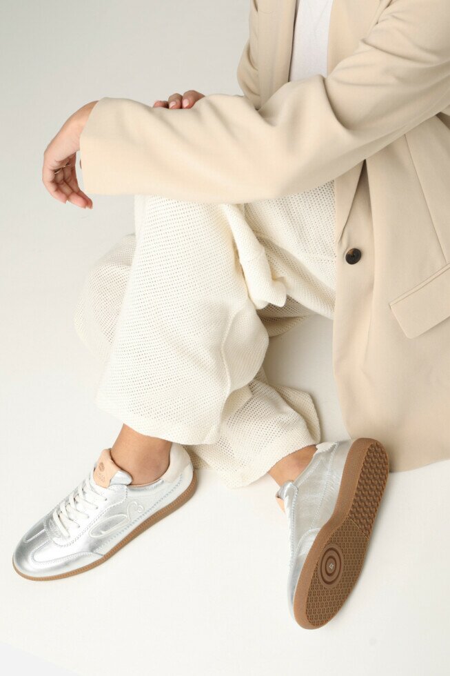 Fred De La Bretoniere Sneaker Pearl Sign Zilver