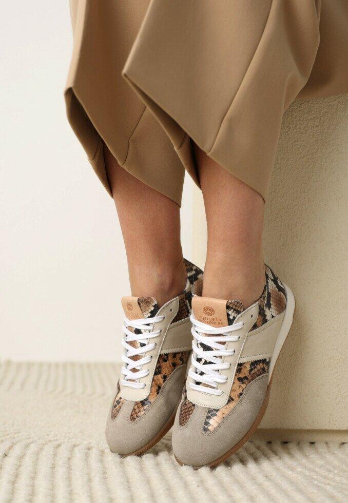 Fred De La Bretoniere Sneaker Soren Loa Bruin