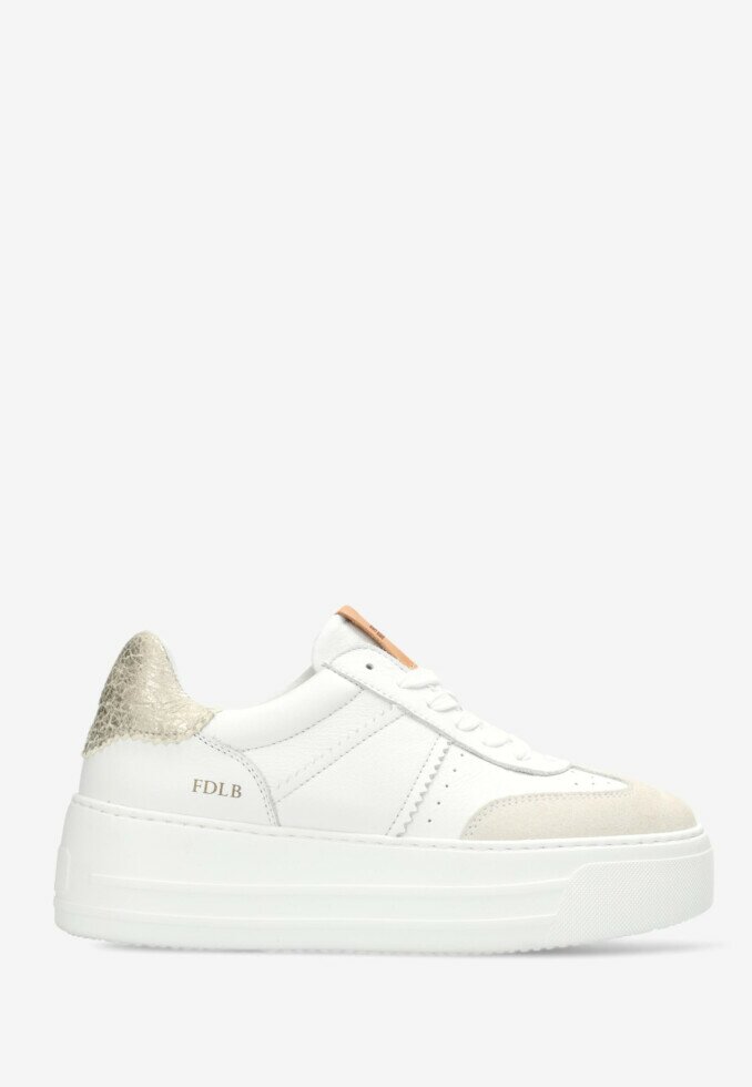 fred de la bretoniere Sneaker Vajen Babs Wit/Goud