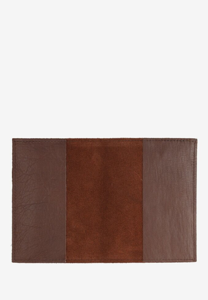 Fred De La Bretoniere Paspoort Hoesje No Waste Leather Brick Brown