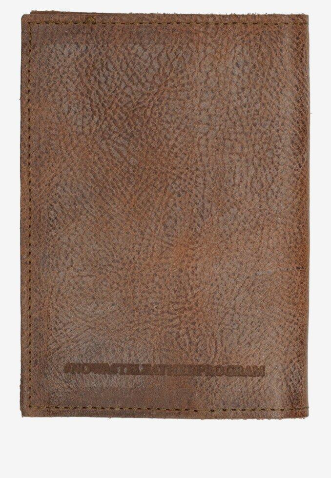 Fred De La Bretoniere Paspoort Hoesje No Waste Leather Dark Brown