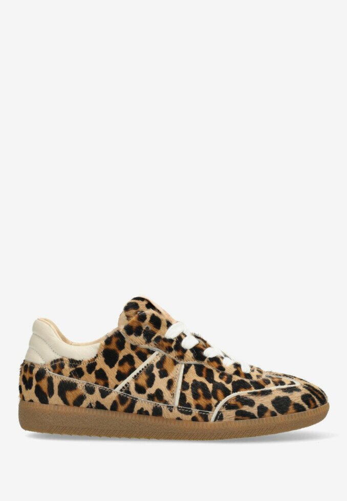 fred de la bretoniere Sneaker Pearl Ami Leopard Bruin