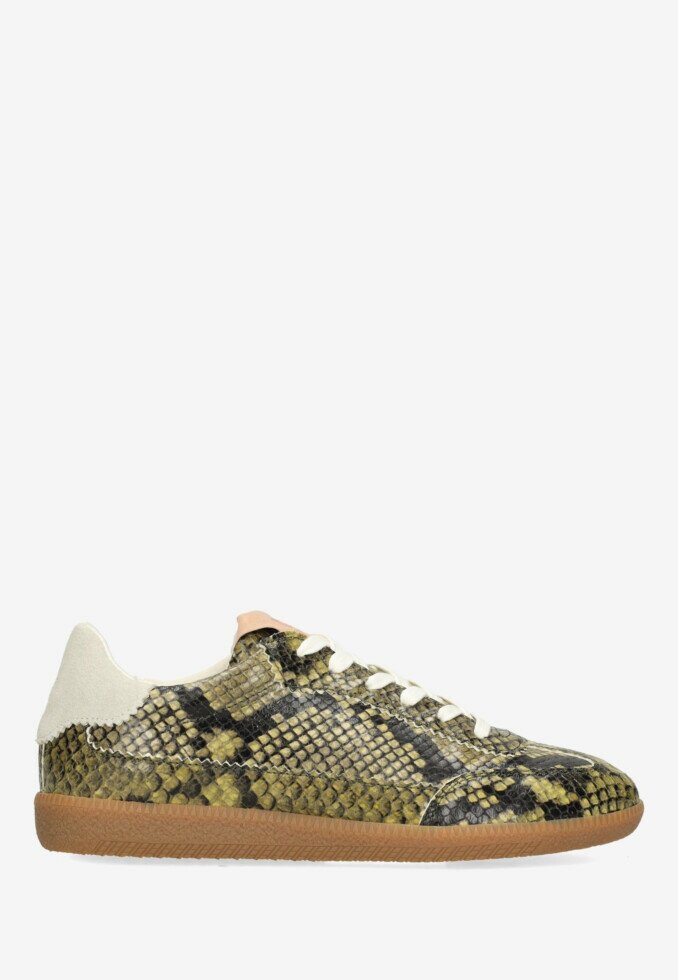 fred de la bretoniere Sneaker Pearl Lux Snake Groen