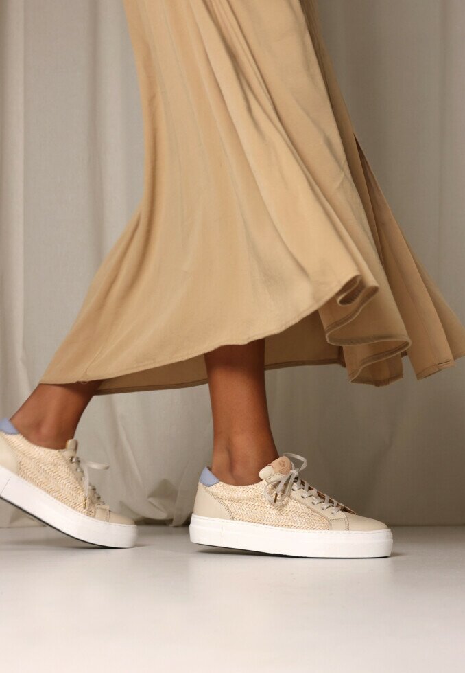 Fred De La Bretoniere Sneaker Storm Luca Off White/Blauw