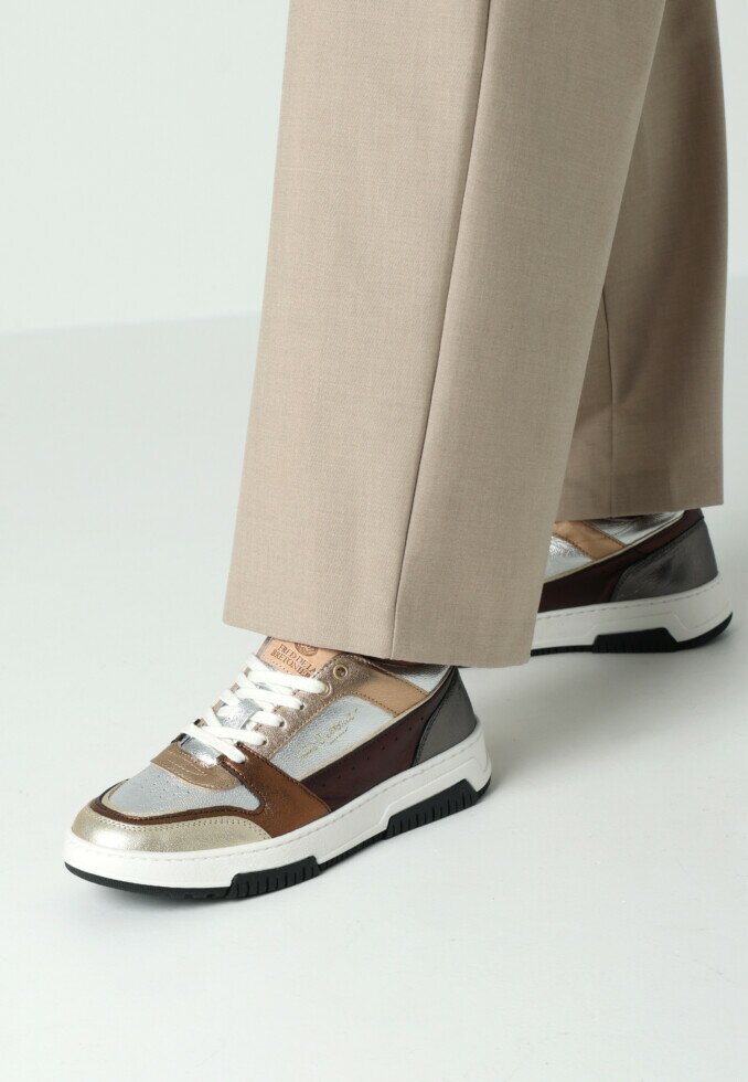 Fred De La Bretoniere Sneaker Yara Mega Zilver Goud