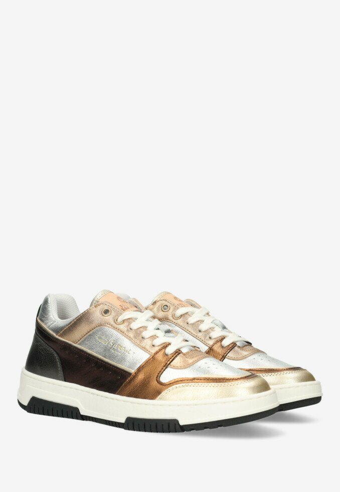 Fred De La Bretoniere Sneaker Yara Mega Zilver Goud