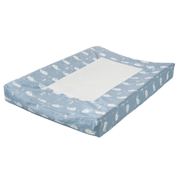 fresk Aankleedkussenhoes Whale blue fog