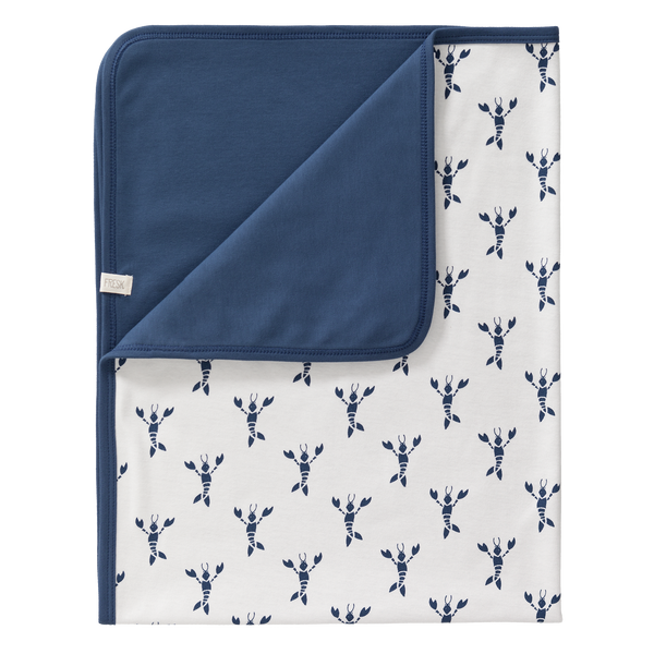 fresk Babydeken Lobster Indigo Blue