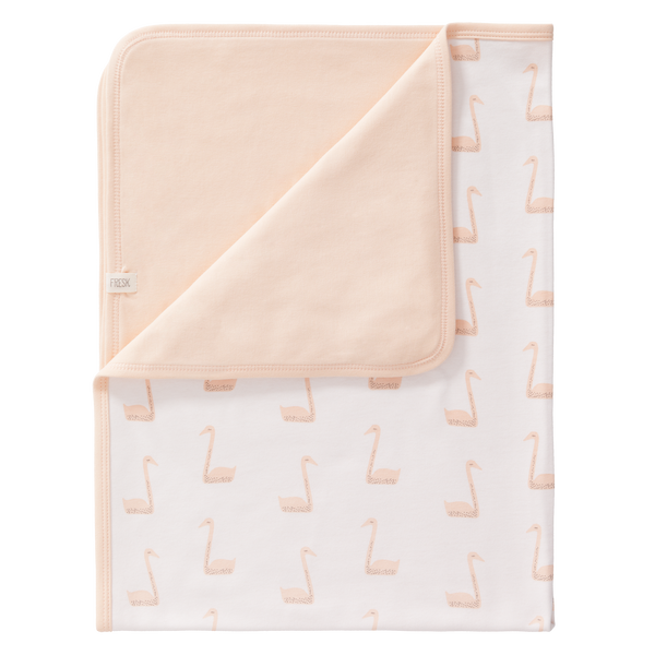 fresk Babydeken Swan Pale Peach