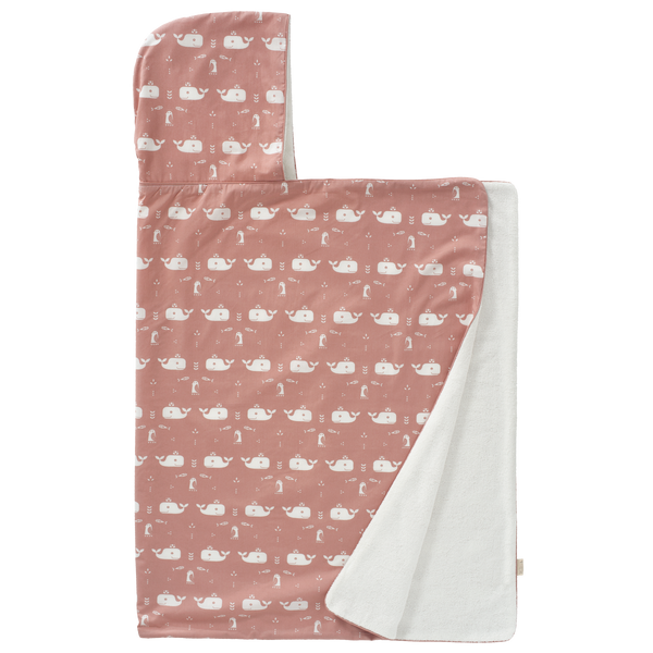 fresk Badcape Whale Mellow Rose