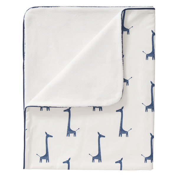 fresk Deken Giraf Indigo Blue (wieg of ledikant)