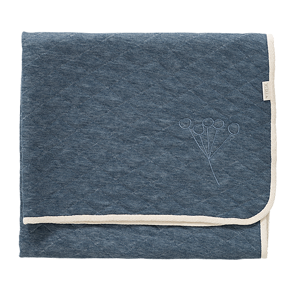 fresk Deken Nordic Blue Indigo