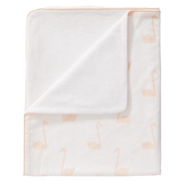 fresk Deken Swan Pale Peach (wieg of ledikant)