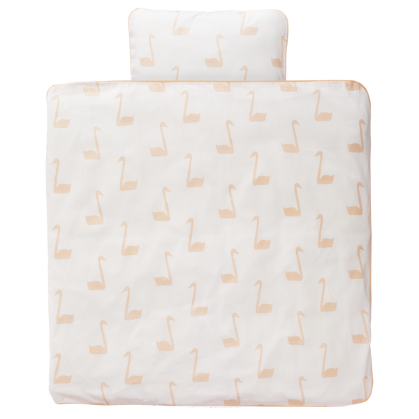 fresk Donsovertrek Swan Pale Peach