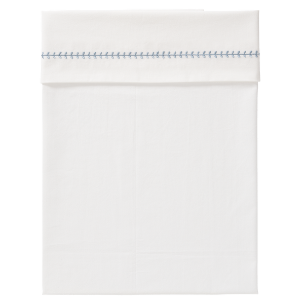 fresk Laken Leaves Blue Fog (wieg of ledikant)