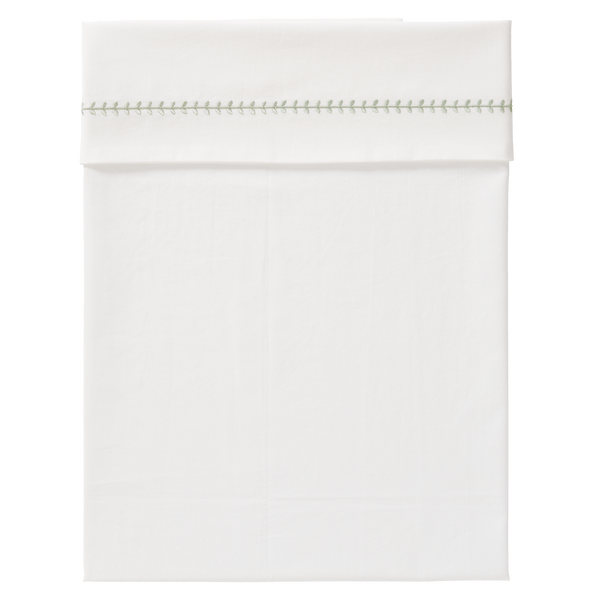 fresk Laken Leaves Forest Green (wieg of ledikant)