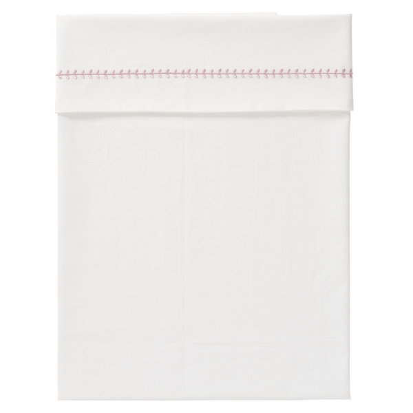 fresk Laken Leaves Mellow Rose (wieg of ledikant)