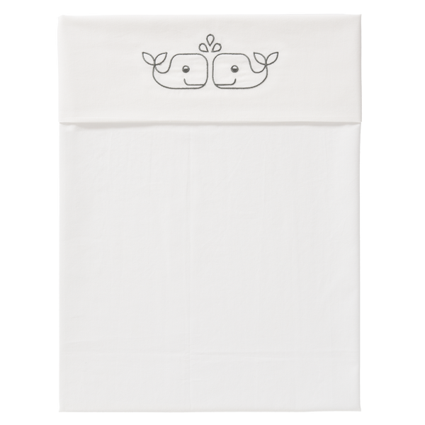 fresk Laken Whale Dark Night (wieg of ledikant)