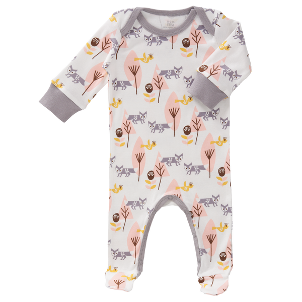 fresk Pyjama met voet Fox Pink