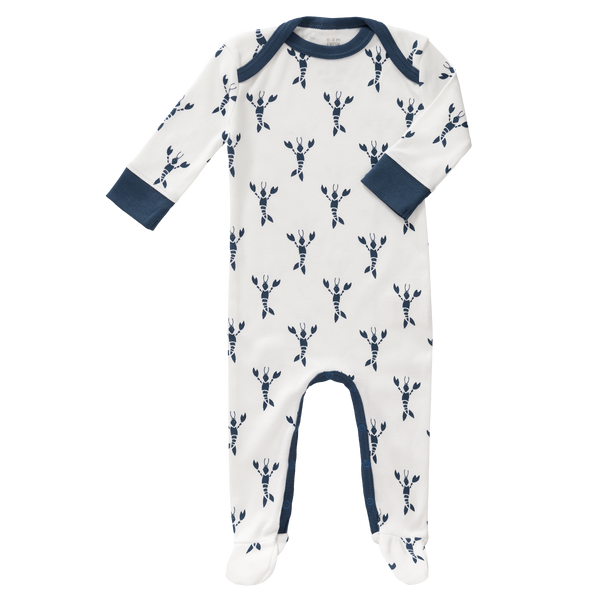 fresk Pyjama met voet Lobster Indigo Blue