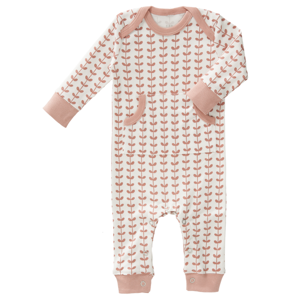 fresk Pyjama zonder voet Leaves mellow rose