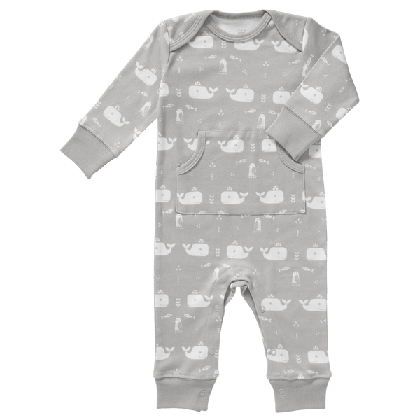 fresk Pyjama zonder voet Whale Dawn Grey