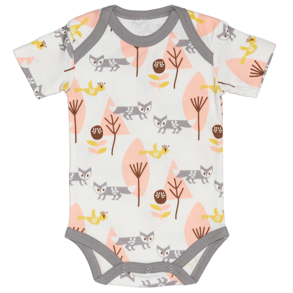 fresk Romper korte mouw Fox Pink