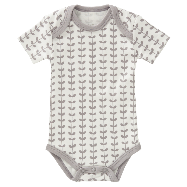 fresk Romper korte mouw Leaves Grey