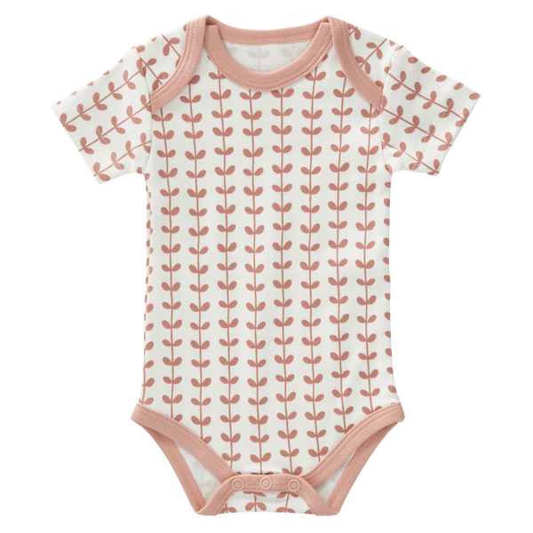 fresk Romper korte mouw Leaves mellow rose
