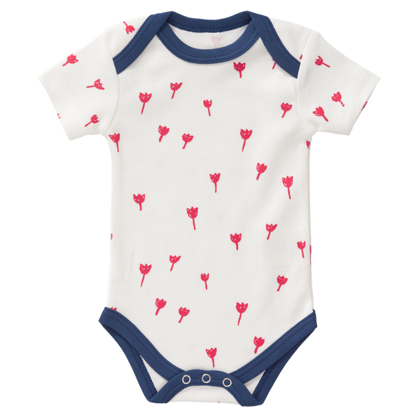 fresk Romper korte mouw Tulip Red