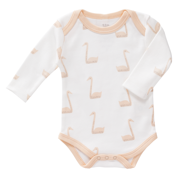 fresk Romper lange mouw Swan Pale Peach