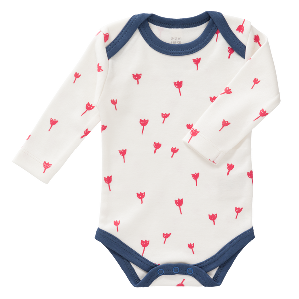 fresk Romper lange mouw Tulip Red