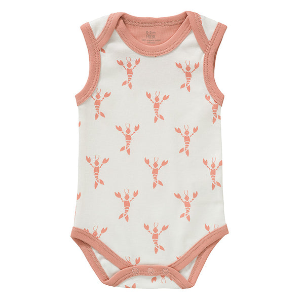 fresk Romper zonder mouw Lobster Coral Pink