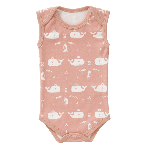 fresk Romper zonder mouw Whale Mellow Rose