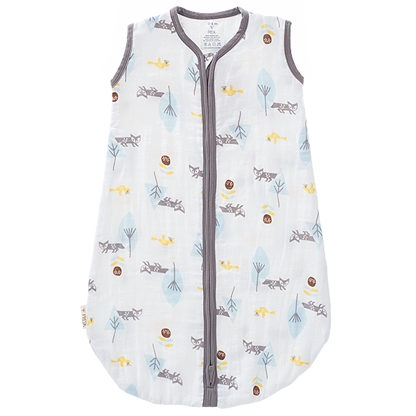 fresk Slaapzak muslin 2-laags Fox Blue