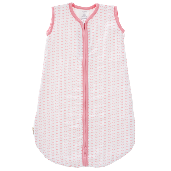 fresk Slaapzak Muslin 2-laags Leaves pink