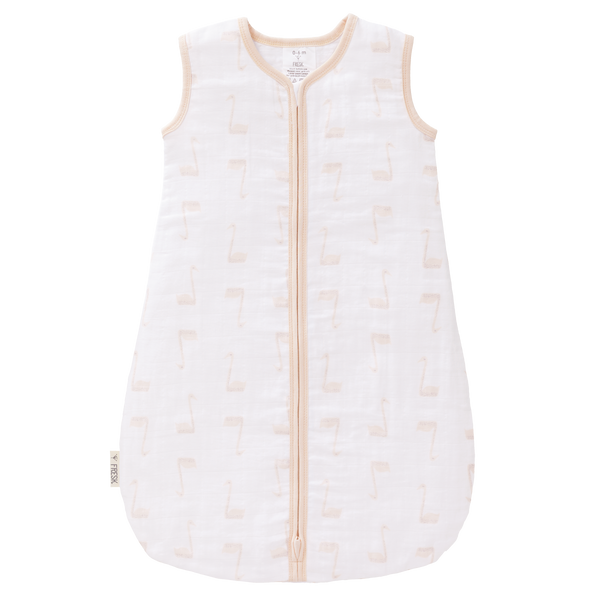 fresk Slaapzak muslin 2-laags Swan Pale Peach