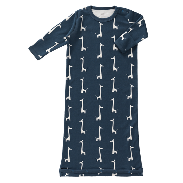 fresk Slaapzak zomer met mouw Giraf Indigo Blue