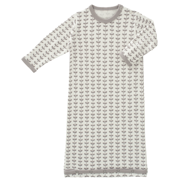 fresk Slaapzak zomer met mouw Leaves Grey