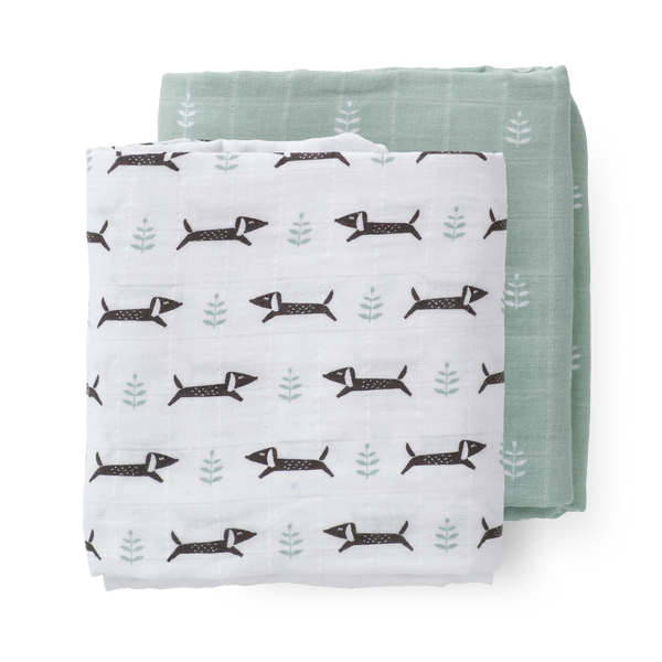 fresk Swaddle set Dachsy (2 stuks)